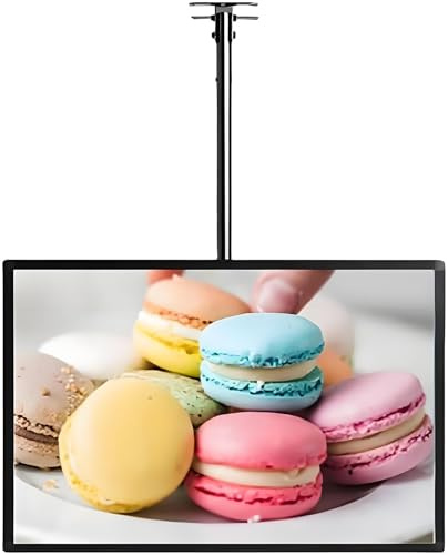 Drmoxin Schlanker LED-Leuchtkasten Mit Klapprahmen, LED-Beleuchtete Menütafel, LED-Werbeleuchtkasten, Hängende Werbetafel Für Dekoration, Ausstellung, Werbung,Horizontal-40 * 50cm