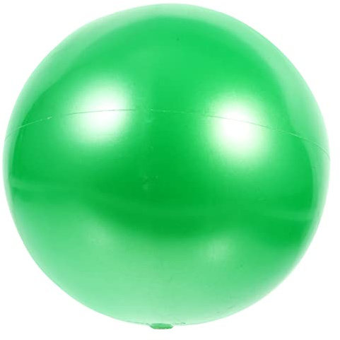 Yardwe Pelota Hinchable de Playa para Juguete Acuático Verde para Piscina para Diversión Familiar y Actividades al Aire