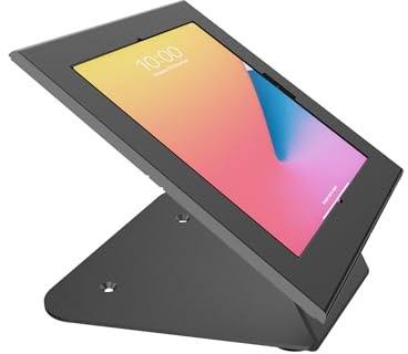 KIMEX - Support Tablette - Installation au Mur ou sur Table - Compatible Apple et Samsung 12.9''-13'' - Noir - 091-3145MK1