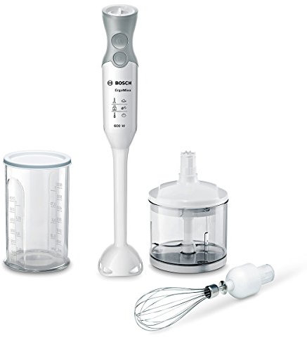 Bosch MSM66050 Stabmixer-Set, weiß/telegrau