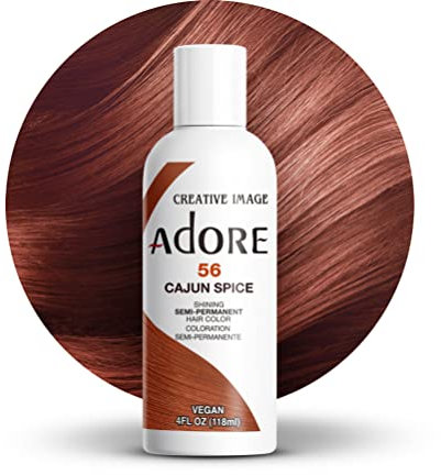 Adore Glänzende semi-permanente Haarfarbe, 56 Cajun Spice – 118 ml