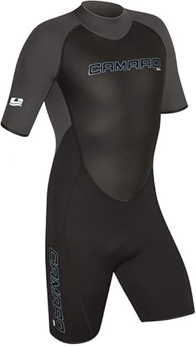 CAMARO Flex Skin Herren Neopren Shorty 3/2,5 mm Wetsuit Surfanzug für Surfen, Schnorcheln, Tauchen, SUP, Wakeboard & Wassersport