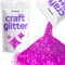 Hemway Craft Glitter 100g 3,5 Unzen Extra-Chunky 1/24 0,040 1MM (Fuchsia Pink)