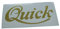 NSU Quick Schriftzug, Sticker, Tank Schriftzug Deko, zum Oldtimer Restaurieren von Lack & Verkleidung. Motorrad Emblem Alternative