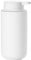 Zone Denmark Ume Seifenspender für Flüssigseife, Steingut/Keramik mit Soft Touch-Beschichtung, Skandinavisch im Design, 450 ml, Höhe 19 cm, Weiß