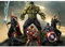 Kit de peinture diamant 5D à faire soi-même par numéro, motif Avengers à broder au point de croix, art sur toile, décoration murale, 40,6 x 30,5 cm (forage complet)