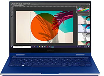 SAMSUNG Galaxy Book Flex NP930QCG-K01DE Notebook/Portatile Blu 33,8 cm (13.3) 1920 x 1080 Pixel Touch Screen Intel® Core i5 di Decima Generazione 8 GB LPDDR4-SDRAM 256 GB SSD [Versione Tedesca]