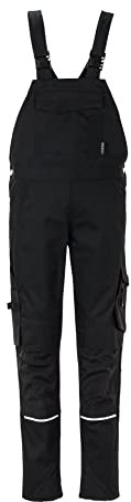 Planam Norit Damen Latzhose schwarz schwarz Modell 6530 Größe 50