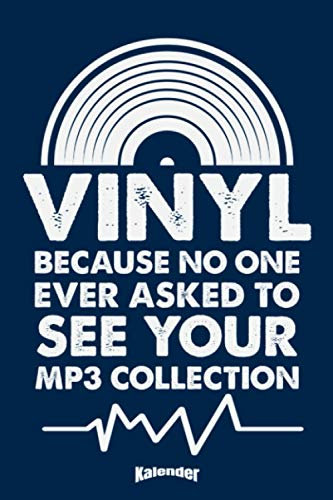 Mein Vinyl Sammler Kalender: Cooler Kalender für Vinyl Fans die stolz auf ihre Schallplattensammlung sind