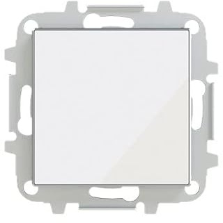Tapa ciega Niessen 8500 CBserie Sky Cristal Blanco