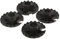 Harilla 4 Ersatzteile Gummi Schlammkorb für Trekkingstöcke Stöcke 5cm, Schwarz, 14mm