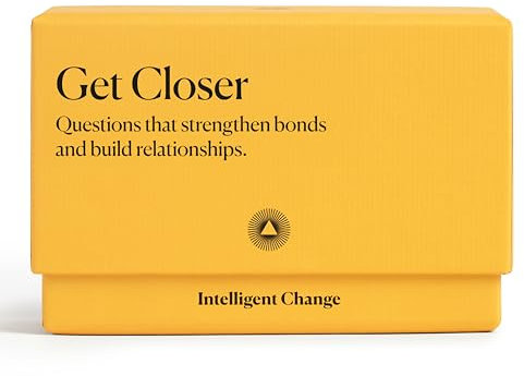 Intelligent Change - 100 Prompt Karten: Ice Breaker Gespräche und Bonding Aktivitäten - Frage- und Antwortspiel für Freunde, Familie, Paare - Lustiges Kartenspiel