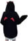 Aobiono Frauen Teufel Hoodie mit Hörnern Flügeln Kawaii Alt Anime Ästhetisch Harajuku Y2K Gothic Niedlich Demon Japanische Dark Academia, Schwarz, S