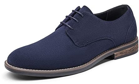 Bruno Marc Scarpe Eleganti Oxford Uomo Stringate Derby Basse Oxford Vintage Elegante,Size 42,Marina Militare,URBAN-08-E