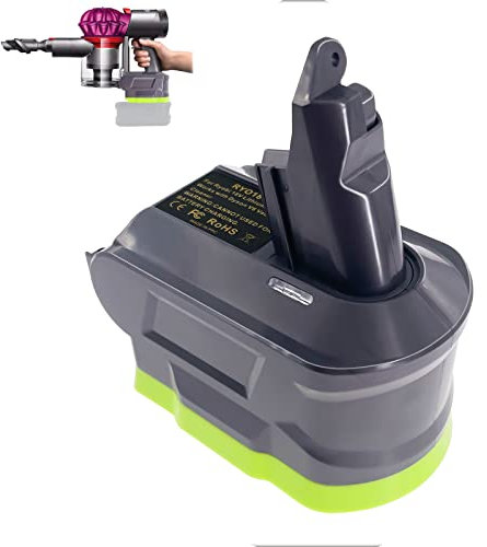 TPDL for Dyson V6 Battery Adapter, for Ryobi 18 Volt ONE+ Battery Convert for Dyson V6 Series SV03 SV04 SV09 DC62 DC59 Vacuum