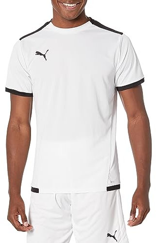 PUMA Herren Teamliga Trikot T-Shirt, Weiß, Schwarz, Ah23, Mittel