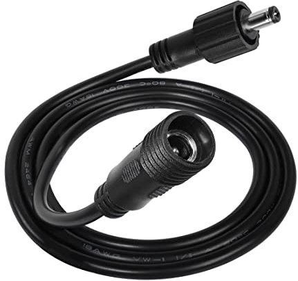 YACSEJAO DC Extension Cable IP65 Waterproof DC 5.5mmx2.1mm Male to Female Power Extension Cord Wiring for Landscape Lighting Garden Path Lights