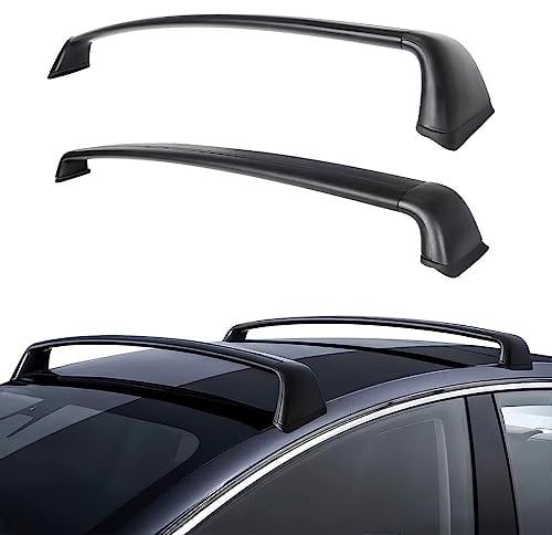 UPIKIT 2 Stück Auto Aluminium Querträger Dachträger Kompatibel mit für Tesla Model 3 2017-2023 Relingträger Dachgepäckträger