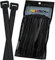 ISOLATECH Kabelbinder Schwarz UV Beständig 100 Stück 370mm x 4,8mm groß klein lang breit dünn extra stark reißfest verschließbar Industriequalität Nylon Set Auswahl