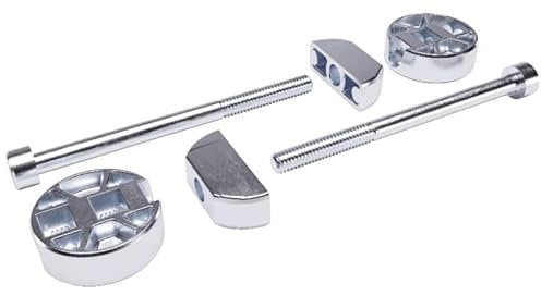 cyclingcolors 2x Möbelverbinder schrauben Ø20mm x 10mm metall Holzverbinder Plattenverbinde Arbeitsplattenverbinder Verbindungsschraube