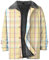 Trench Coat Men, Mens Fleece Lined Jacket Casual Zipper Thicken Plaid Print Coats Winter Warm Thermal Outdoor Coat Men Coat Wachs Für Wachsjacken Angel Weste Damen Lang Lederweste (4XL, Gelb)