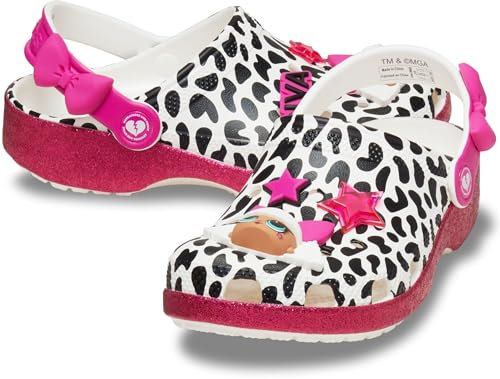Crocs LOL Surprise Diva Girls Classic Clog 209465-100, Girl slides, White, EU