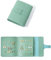 Lrikas Porta Orecchini Organizer, Porta Gioielli da Libro Portagioie da Viaggio, Rotolo Portagioielli Pieghevole Porta Gioielli Donna (Verde)