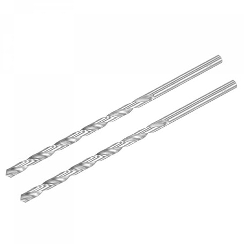 TA-VIGOR 2Pcs 8.5mm Extra Long Twist Drill Bits 250mm HSS Straight Shank | High Speed Steel Spiral Drill Bits for Wood, Metal, Aluminium and Plastic