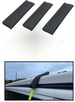 OLPRO 3 Piece Tent Protectors for Awning Straps, throwover, easy to attach and adjust, reduce damage to vehicle, padded protection with velcro