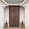 Rideau de protection thermique 95 x 210 cm - Rideau de porte thermique - Protection contre le froid - Coupe-vent - Rideau de porte isolé - De qualité supérieure - Café