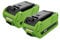 40V 6.0Ah Replacement Lithium Battery 6000mAh. Compatible With GreenWorks. 29472 29462 Battery G-MAX Power Tool 29252 20202 22262 25312 L50 (Color : 2pcs)