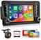 【2+64G】Android 13 Carplay Car Stereo for Audi A3 S3 RS3 Sportback with GPS/WiFi, Hodozzy 7 Inch Car Radio 2 Din Bluetooth with Android Auto/Mirror Link/FM/RDS/EQ/SWC/USB+Reversing Camera