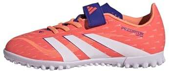 adidas Kids Club Childrens Astro Turf Football Boots Orange/White 13 UK Child