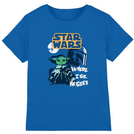 Star Wars Boy's Swipe Grogu Unisex Kids T Shirt