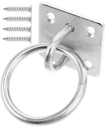 NULYLU Cross Tie Ring Für Pferde Robuster Anbindering Für Ställe Zum Anbinden Trainieren Und Baden Von Mit Schrauben Zur Einfachen Montage