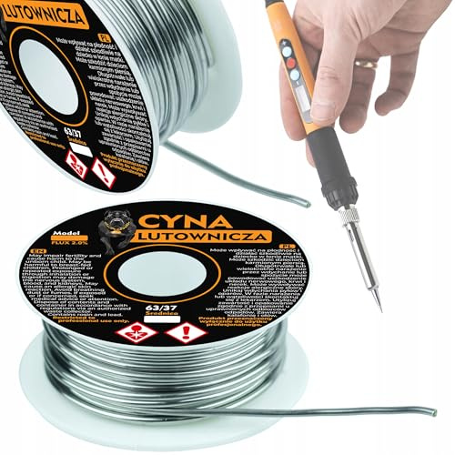 Rosfix Étain à Souder Sn63Pb37 0,8mm 200g 2% Flux Bobine Schmelzpunkt183°C