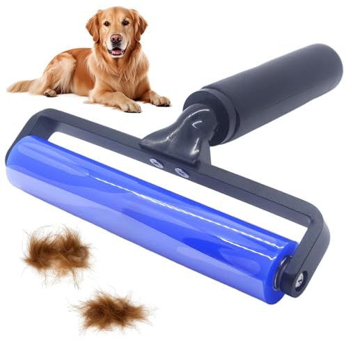 Ferricult Extra klebriger Silikon-Fusselroller für Tierhaare – 12 Zoll wiederverwendbarer Tierhaarroller mit 50% größerer Abdeckung, waschbarer Fusselentferner für mehrere Haustiere, Heimdekoration