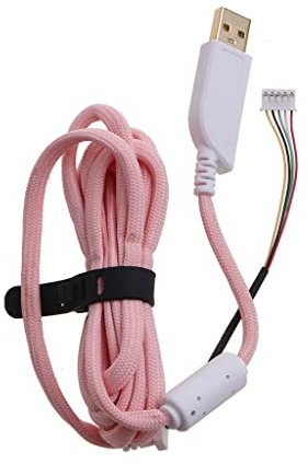 Tizuqe Câble de souris de rechange de 82,7 pouces, corde en nylon tressé, durable, cordon de souris pour souris Zowie EC1-a FK1 EC1-B, souris de jeu, fil, cordon de souris USB bon marché