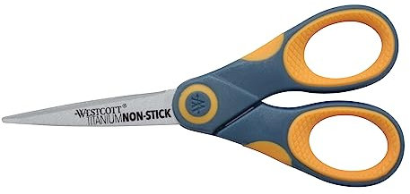Westcott 14881 Titan-Schere, antihaftbeschichtet, für Büro und Zuhause, 12,7 cm