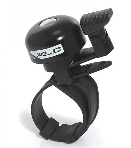 XLC Miniglocke Oversize DD-M05 flexible Befestigung, schwarz (1 Stück)