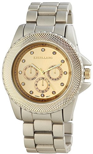 Excellanc Damen-Armbanduhr XL Analog Quarz Verschiedene Materialien 150904000011
