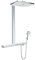 hansgrohe Rainmaker Select 460 Duschsystem, 3 Strahlarten, Weiß/Chrom