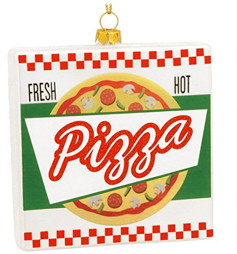 Pizza Box Christmas Tree Ornament