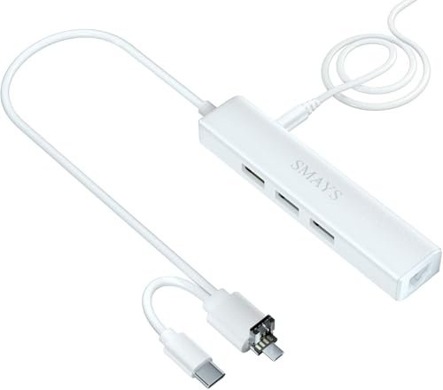 Micro USB Host OTG Cable to HUB and Ethernet Network Adapter for Samsung Galaxy Tab A 10 (SM-T550), Galaxy Tab A 10.1 (2016)