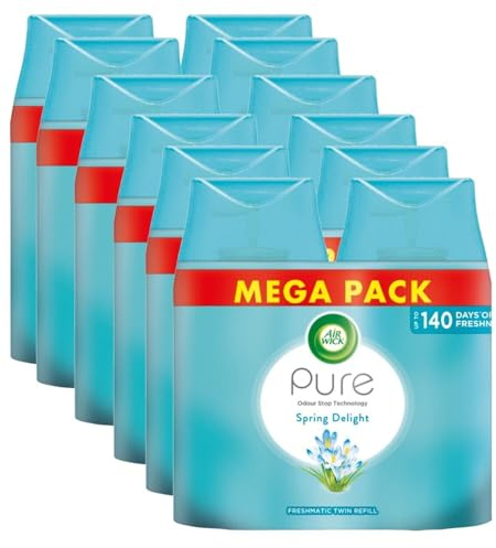 Airwick Freshmatic Pure Springs Delight Refills, 6-Pack, 250ml