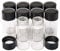 Pxyelec Liquid Sample Collection Glass Bottles Vials Screwcap Capacity 5 ML,1/6 Oz Pack of 10 Glass Vials