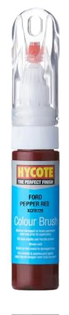 Hycote Brush and Scratch Repair Nib Touch Up Paint, Ford Pepper Red (Metallic), 12.5 ml