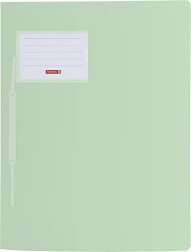 Brunnen Schnellhefter FACT!pp (A4, aus transluzentem PP, mit Namensschild, mit Einstecktasche innen) (Pastell grün)