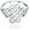 Sea of Ice Ring Infinity Love Herz - erhältlich von Größe 6-9 US, 925 Sterling Silber Geschenk für sie Feiertage, Abschlussfeiern, Weihnachten und Valentinstag, Metall, keine Angabe