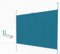 Home-Vision® Plissee zum Anschrauben in der Glasleiste Innenrahmen Kollektion „Melange” Leinenoptik Blickdicht Plissee Jalousie mit Halterungen zum Bohren, Sonnenschutzrollo (Blau, B135cm x H200cm)